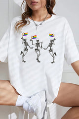 PRIDE SKELETON LGBT TEE FOR WOMEN