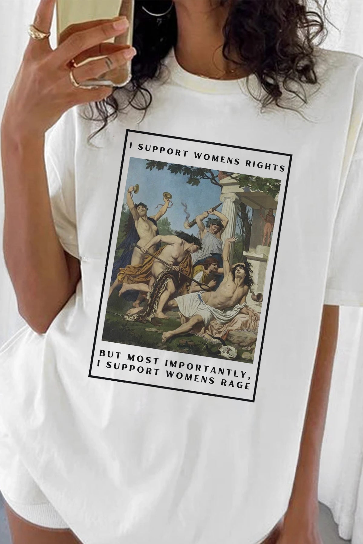Support Womens Rights Feminism Tee For  Women