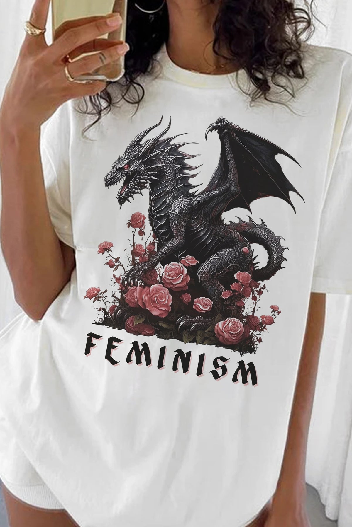 feminism dragon fantasy Tee For Women