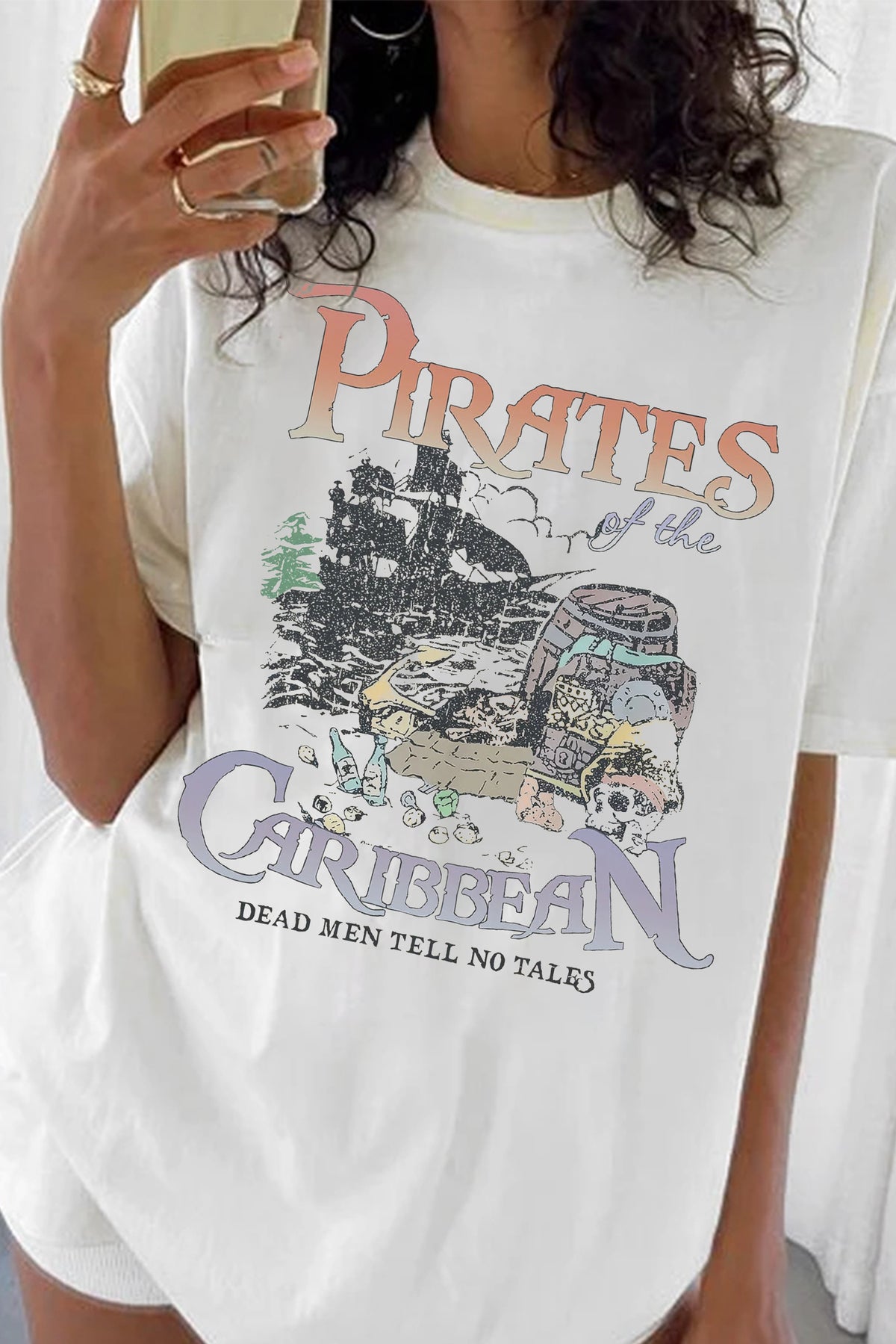 Vintage Pirates of the Caribbean Tee For Women