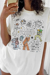 Star Wars Characters Group Shot Constellation Tee For Women