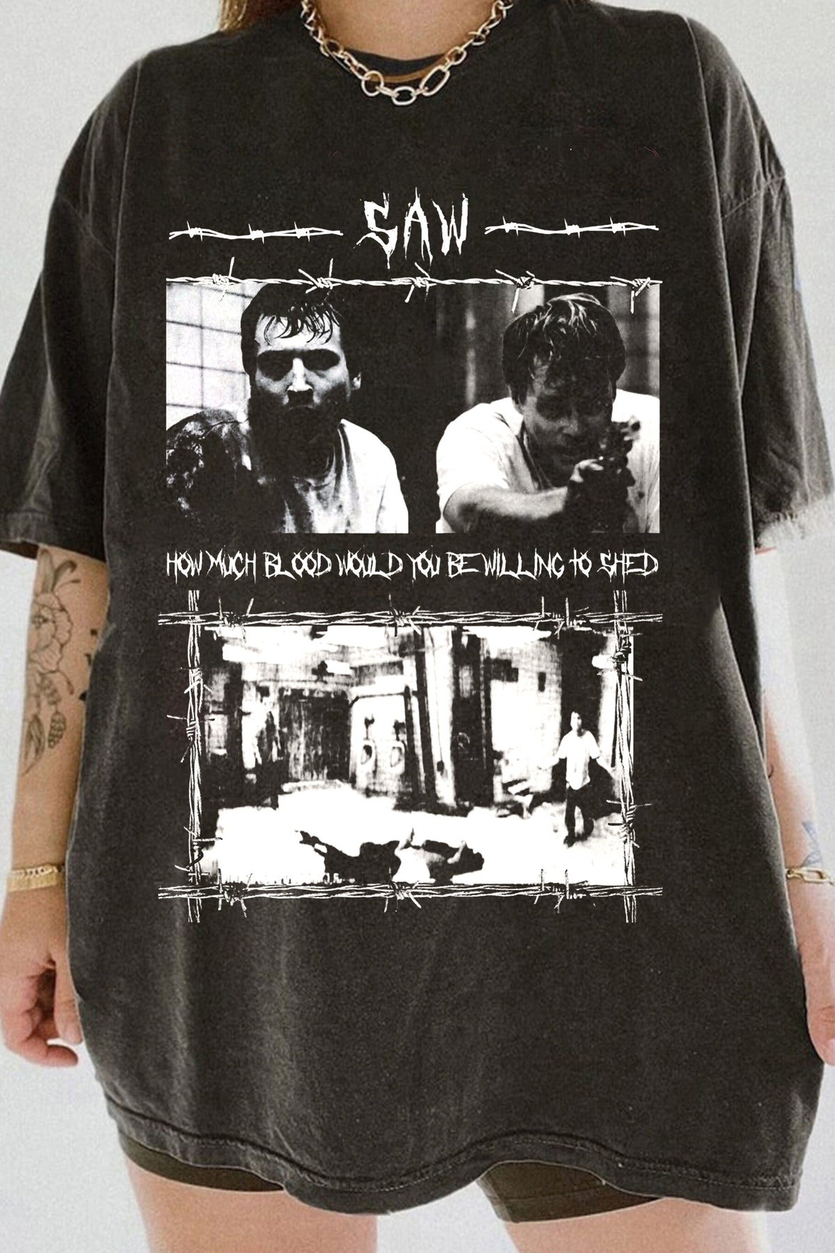 Saw Horror Movie Tee For Women