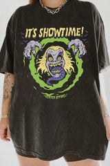 Beetlejuice It's Showtime Vintage Horror  Tee For Women