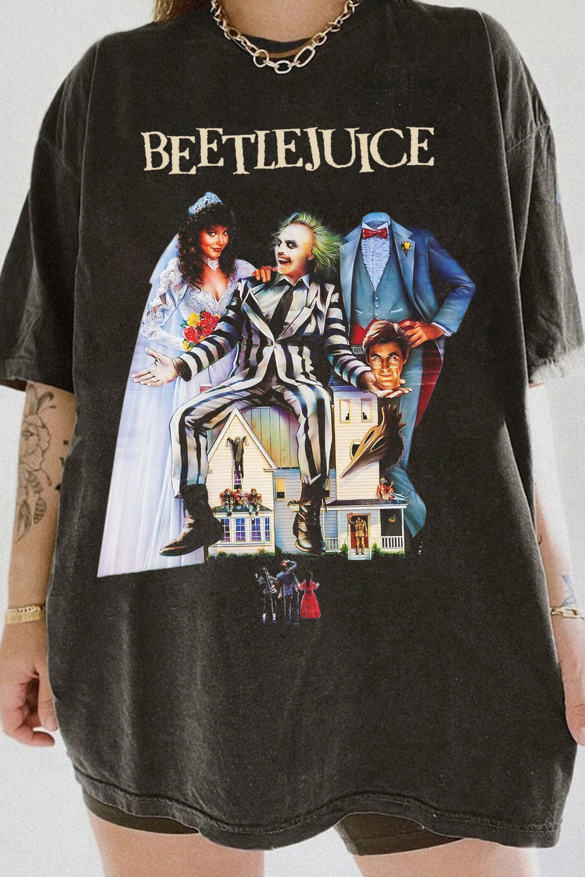 Beetlejuice 1988 Movie  Tee For Women
