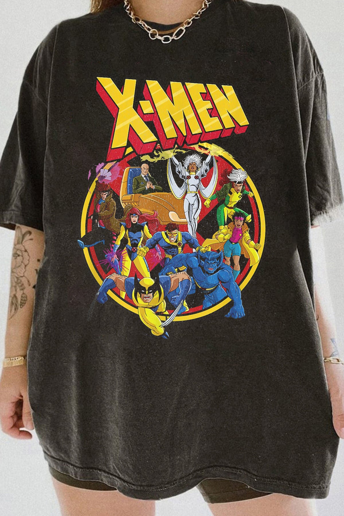 Retro Animated Series 90s X-MEN Tee For Women