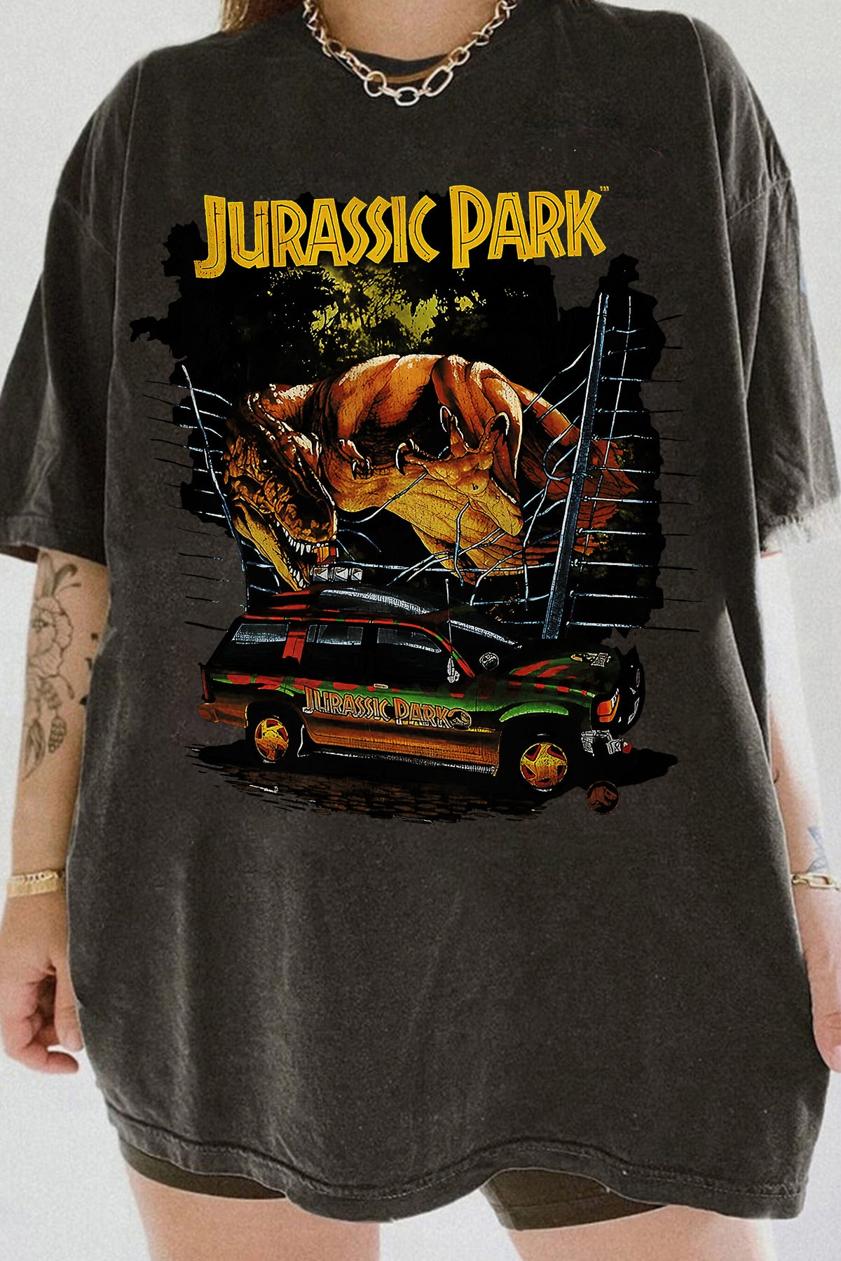 Vintage Jurassic Park  Tee For Women