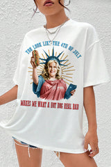 You Look Like The 4th Of July   Hotdog Tee For Women