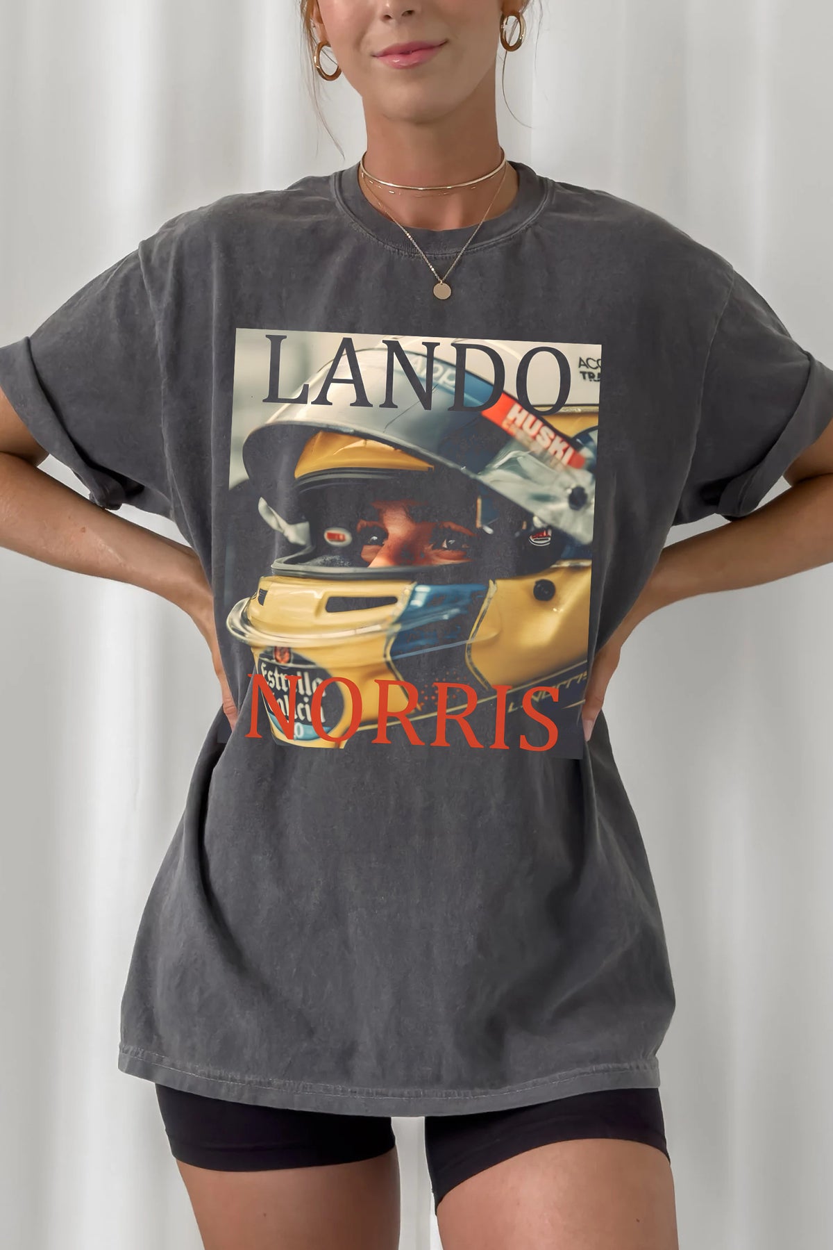 Lando Norris Racing Driver Fan TEE FOR WOMEN
