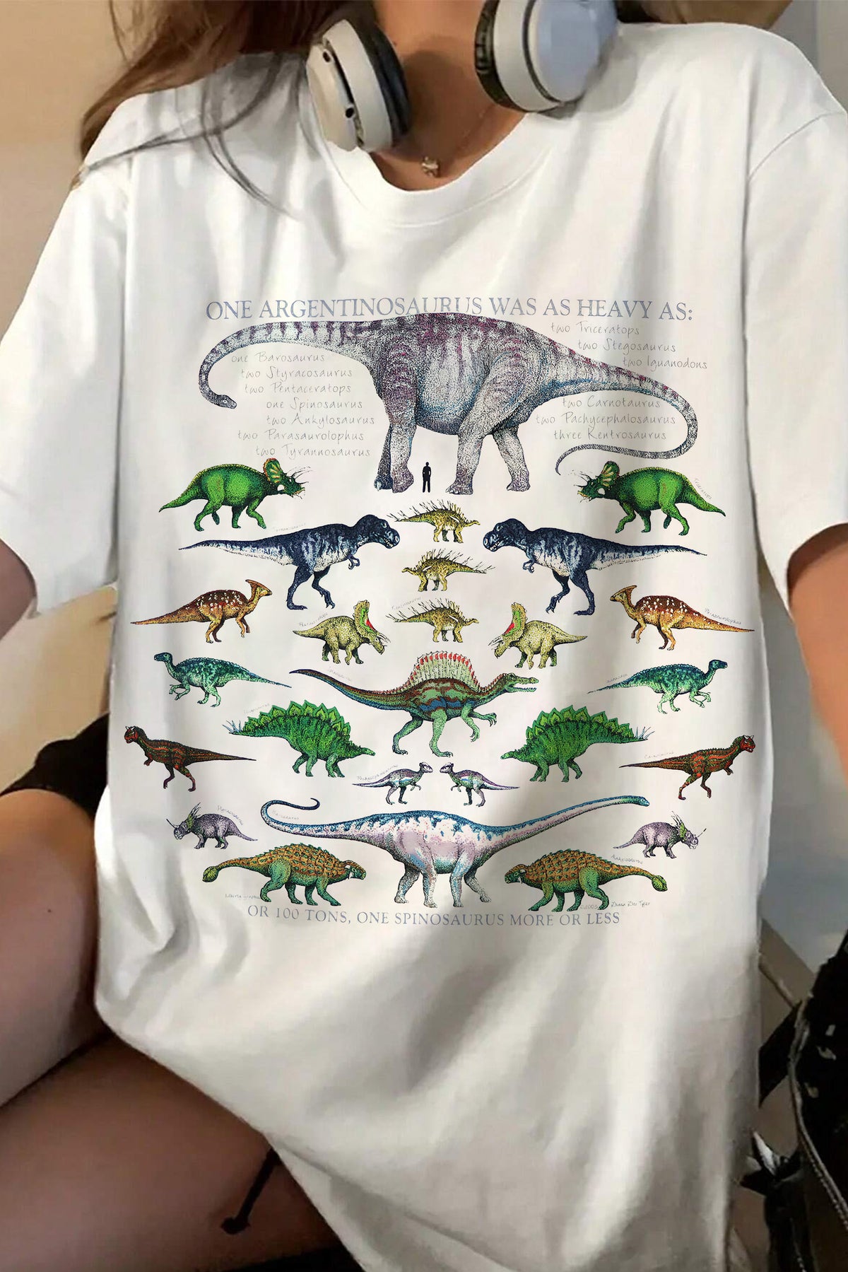 Vivid Dinosaurs Tee For Women