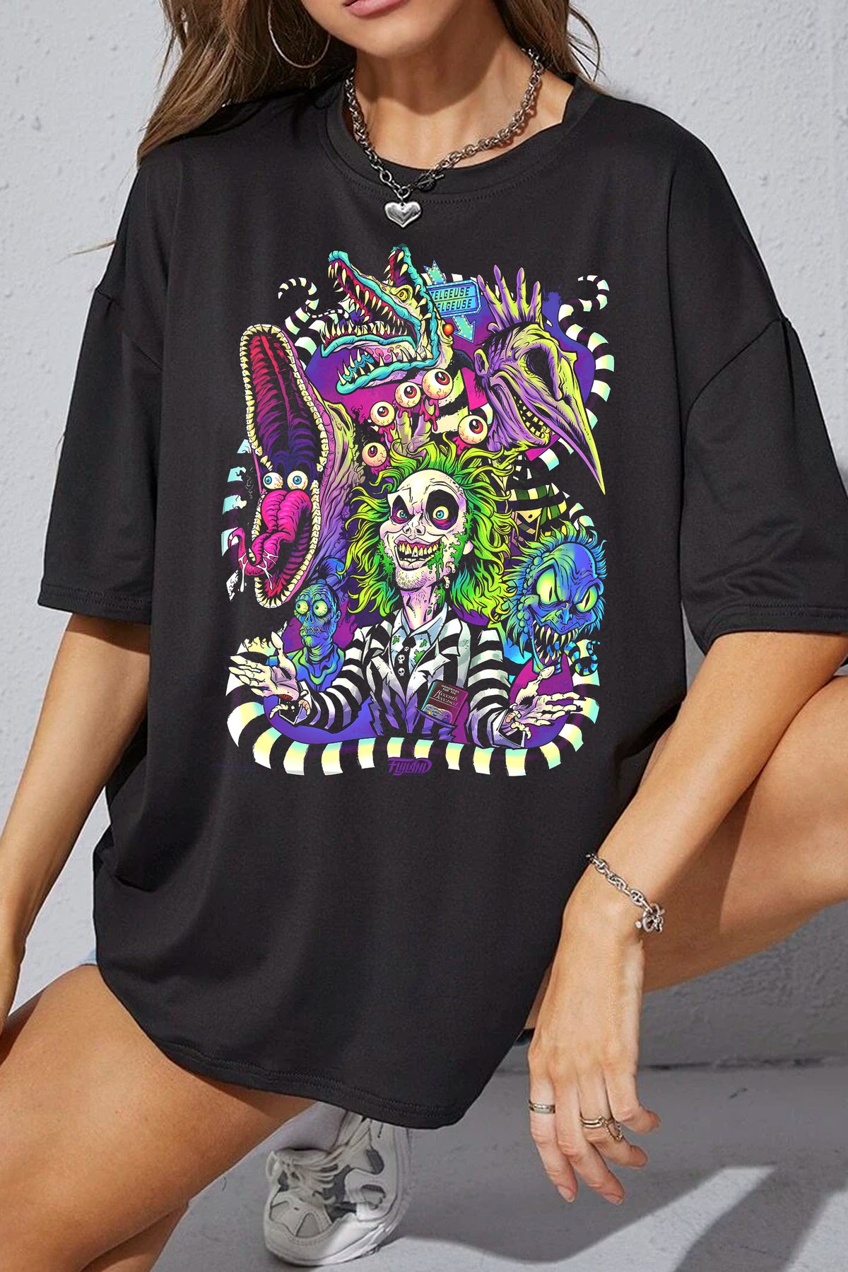 Vintage Horror Beetlejuice    Tee For Women