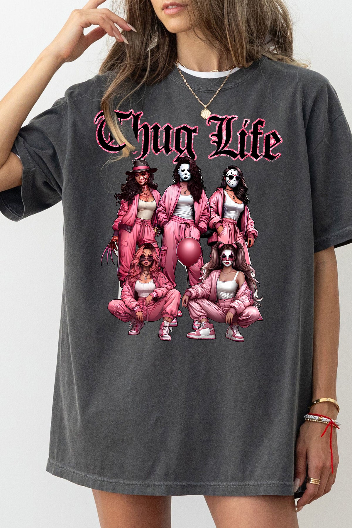 Halloween Movie Friends  Bad Girls  Tee For Women