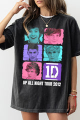 1D UP ALL NIGHT  TOUR 2012 Tee For Women