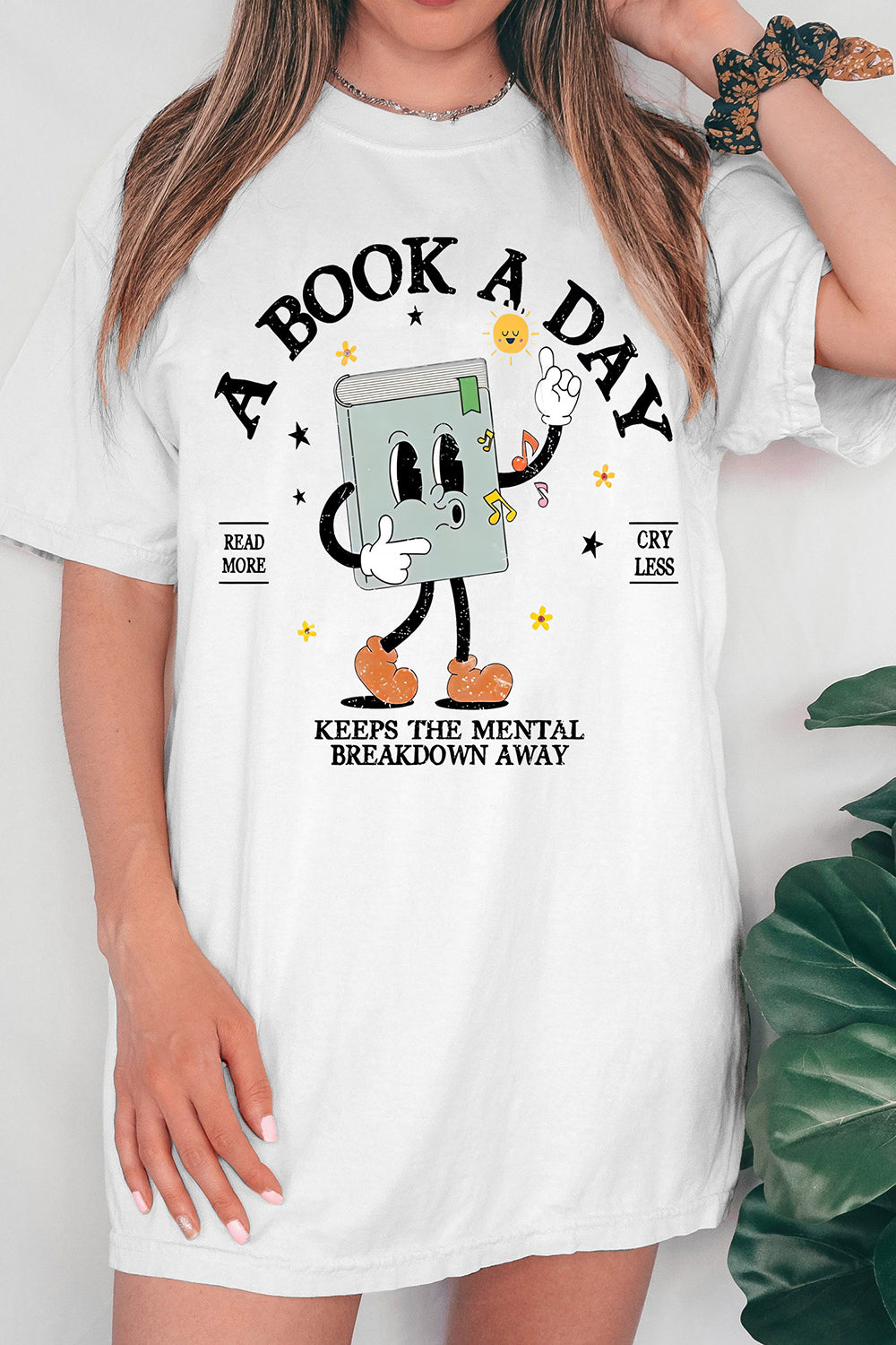 A Book A Day Keep The Mental Breakdown Away Tee For Women