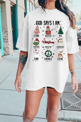 Retro Christmas Santa Claus Tee For Women