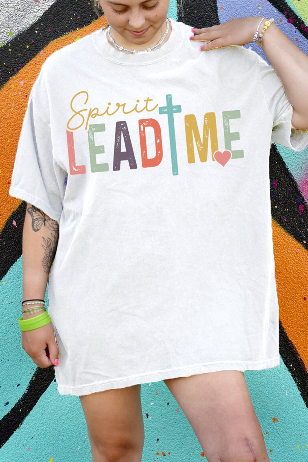 Spirit Religious Lead Me Tee For Women