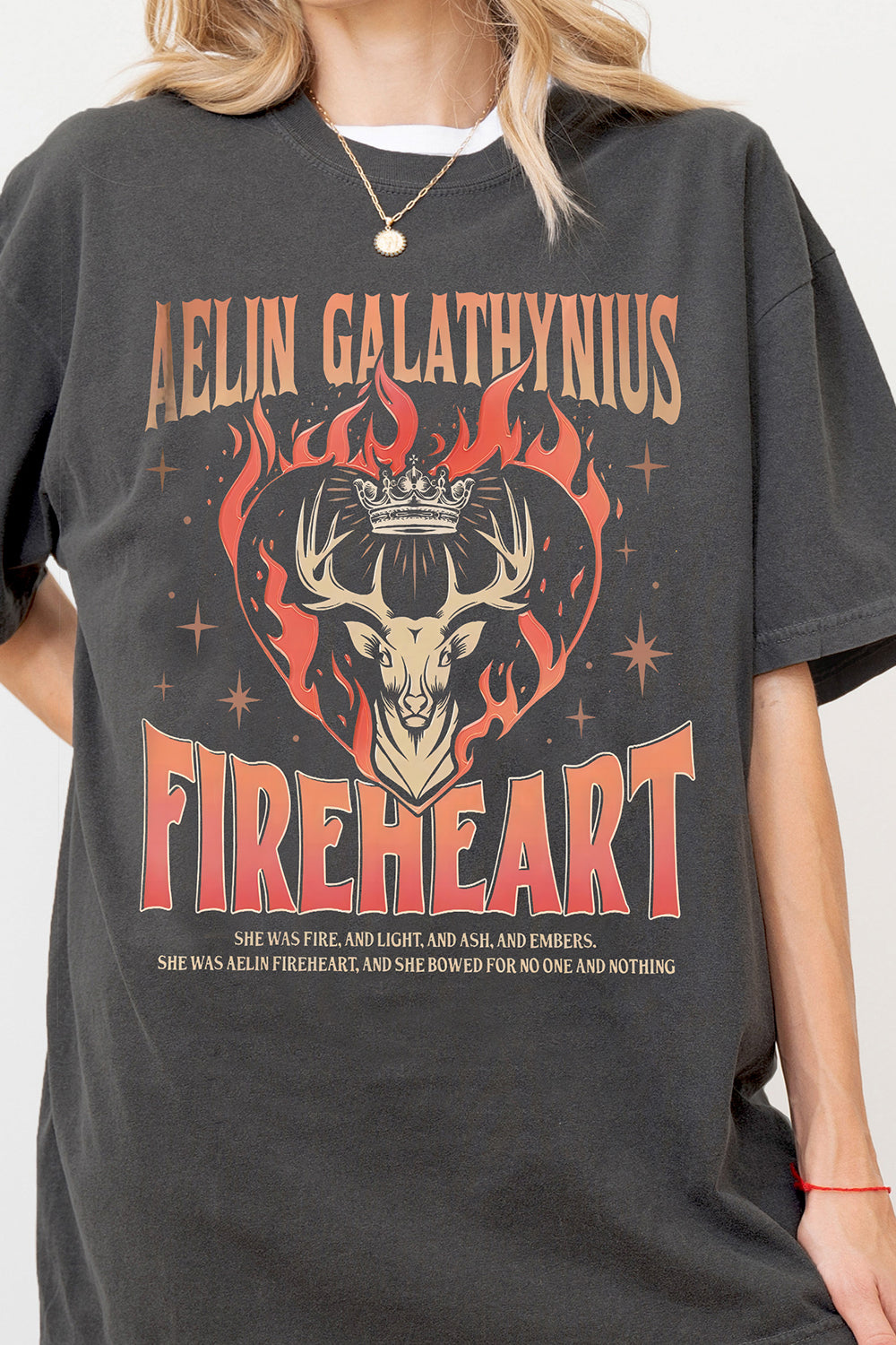 Throne Of Glass Fan Aelin Galathynius Tee For Women