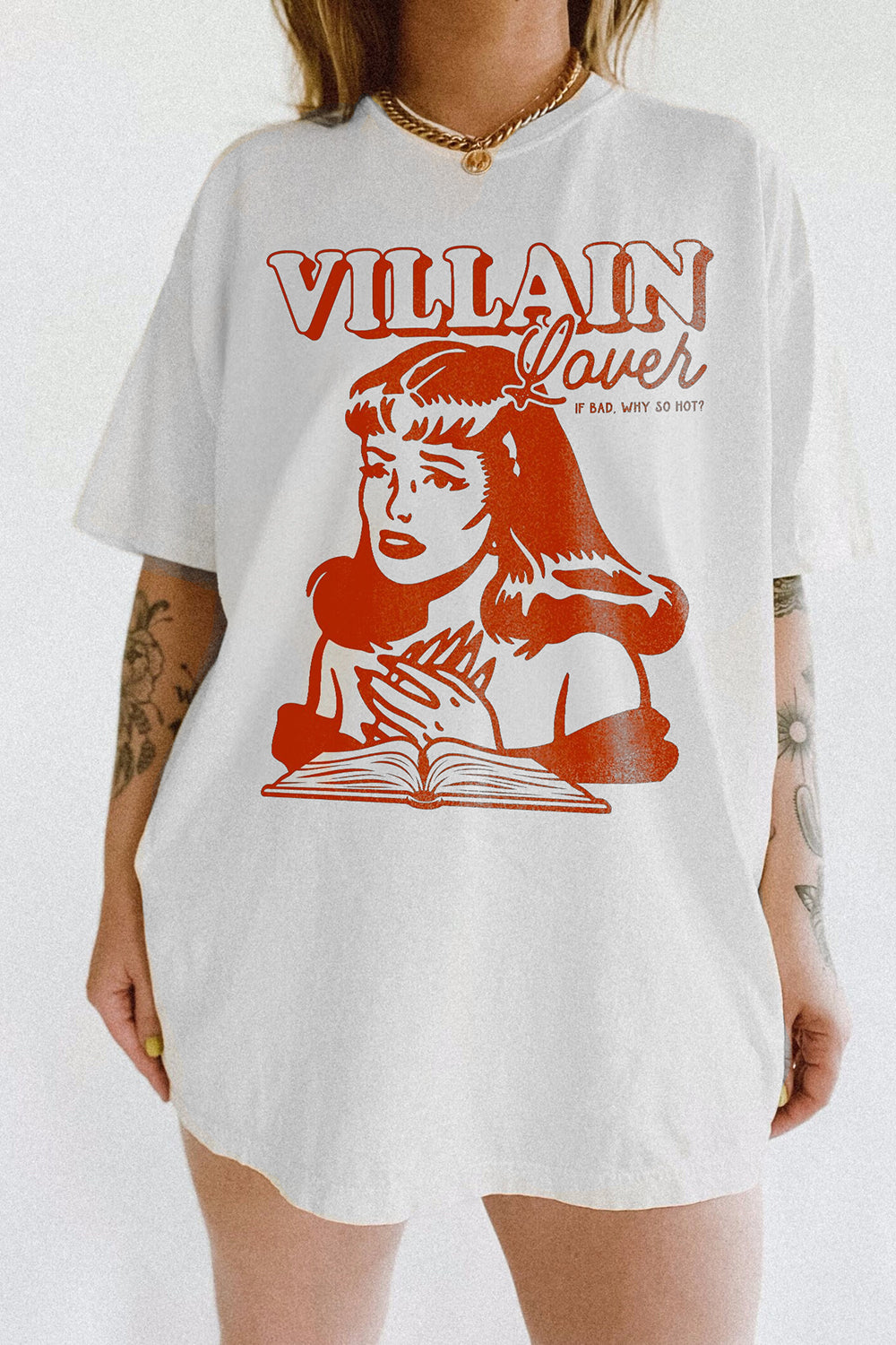 Villain Lover Bookish Tee For Women