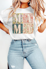 Retro Boho Mama Tee For Women