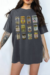 Vintage Canned Pickles 90s Tee For Women