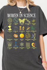 Retro Women in Science Tee For Women
