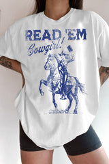 Bookish Cowgirl Romance Reader Club Tee For Women
