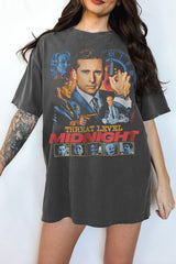The Office Threat Level Midnight Retro Tee For Women