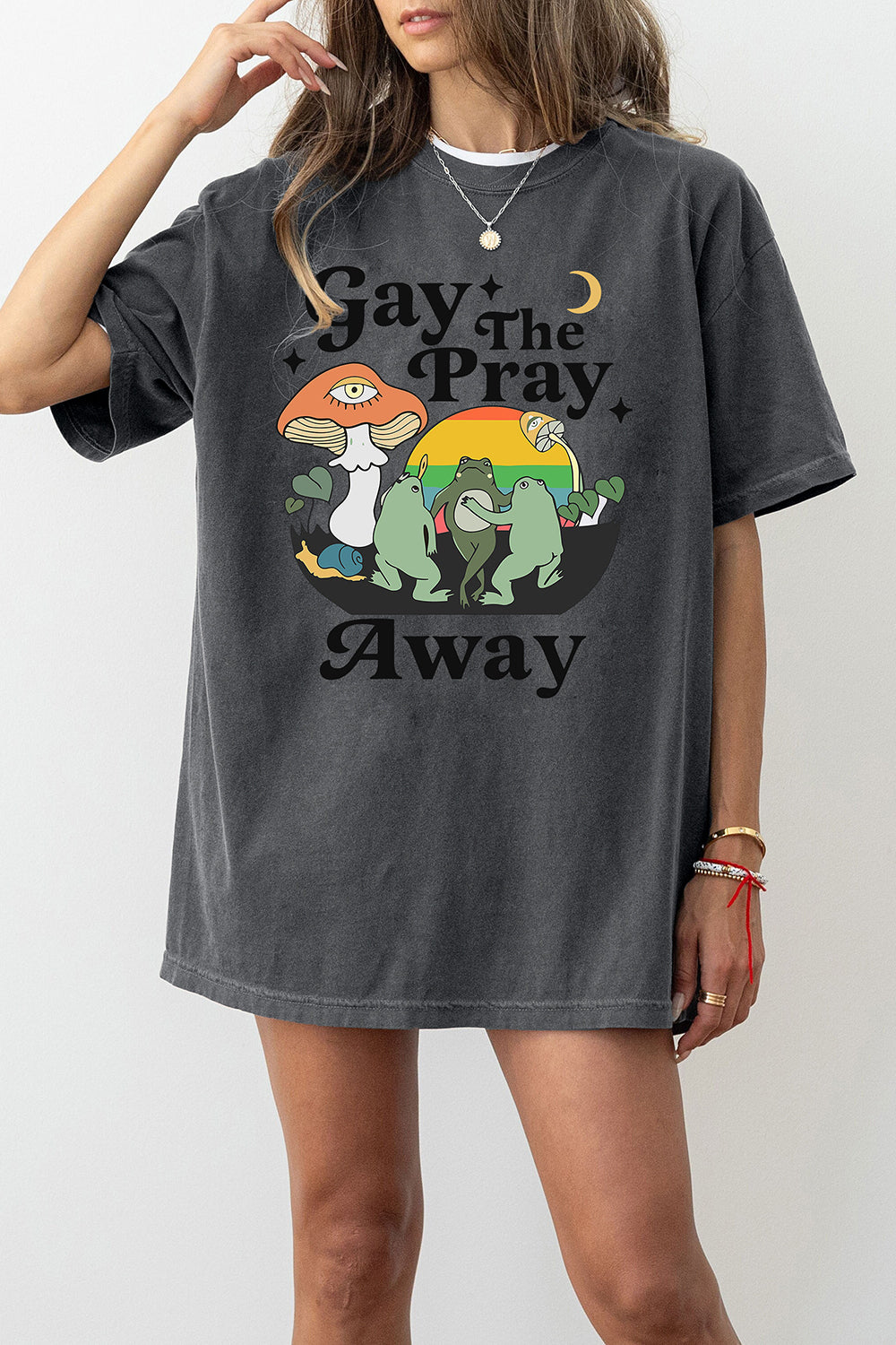 Gay The Pray Away Pride Month  Tee For Women