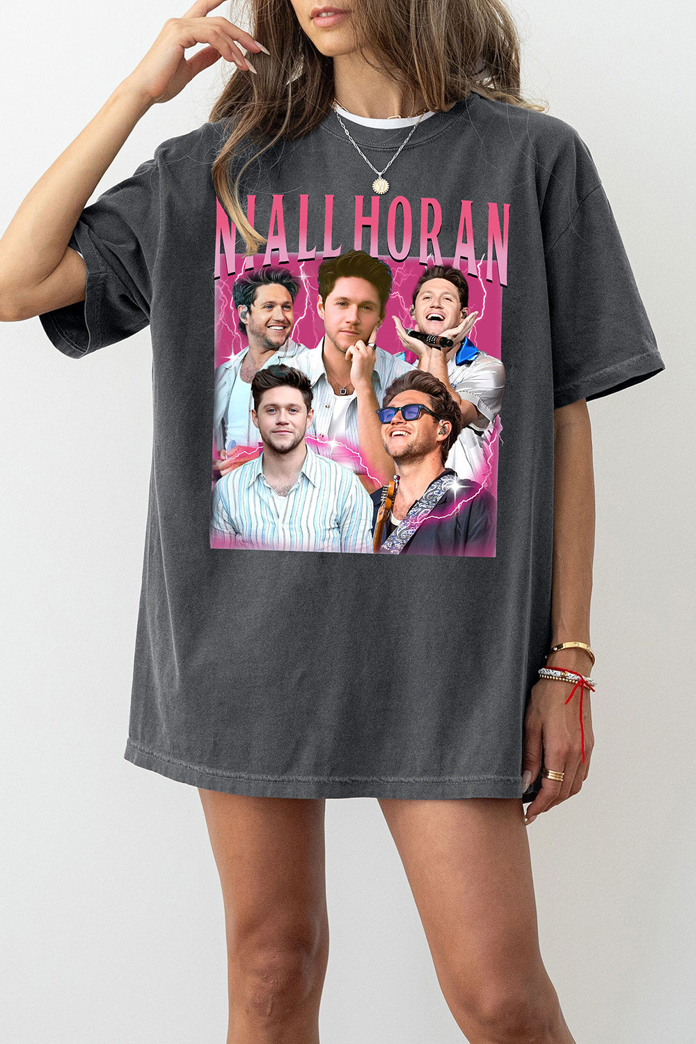 Niall Horan 2024 Tour 90s Vintage Tee For Women