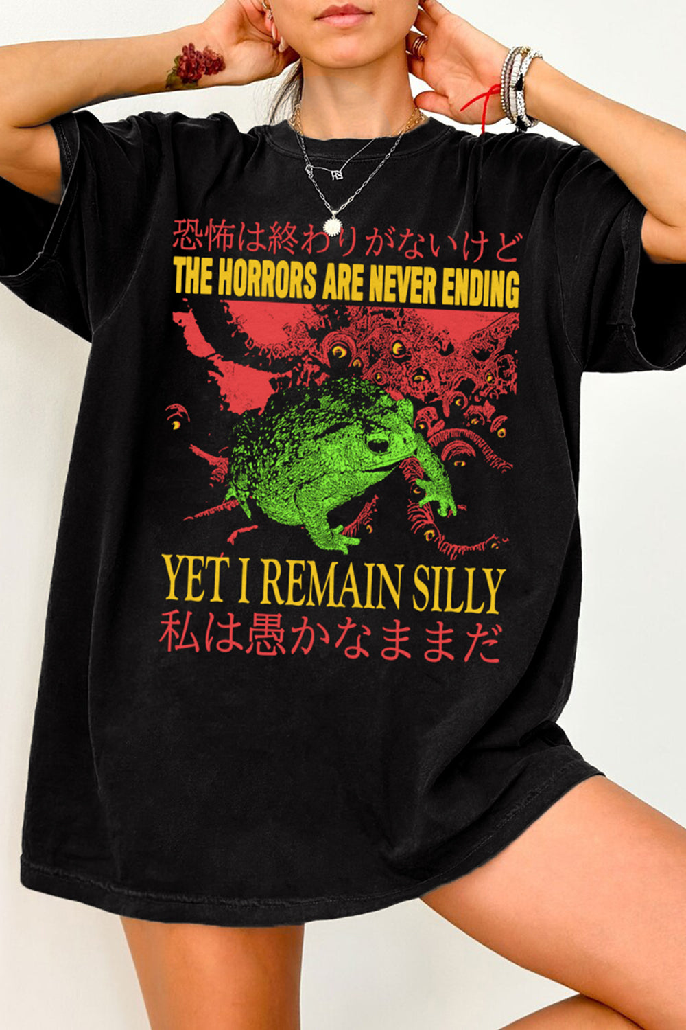 The Horrors Vintage Japanese Frog Tee For Women