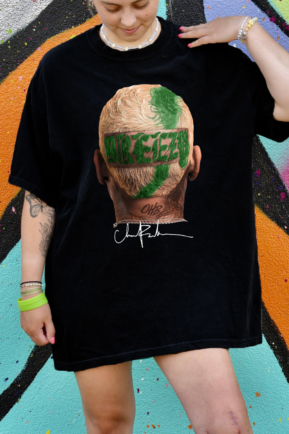 Chris Brown Vintage Graphic Tee For Women