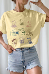 Retro Kitten Cute Cats Playing Tee For Women