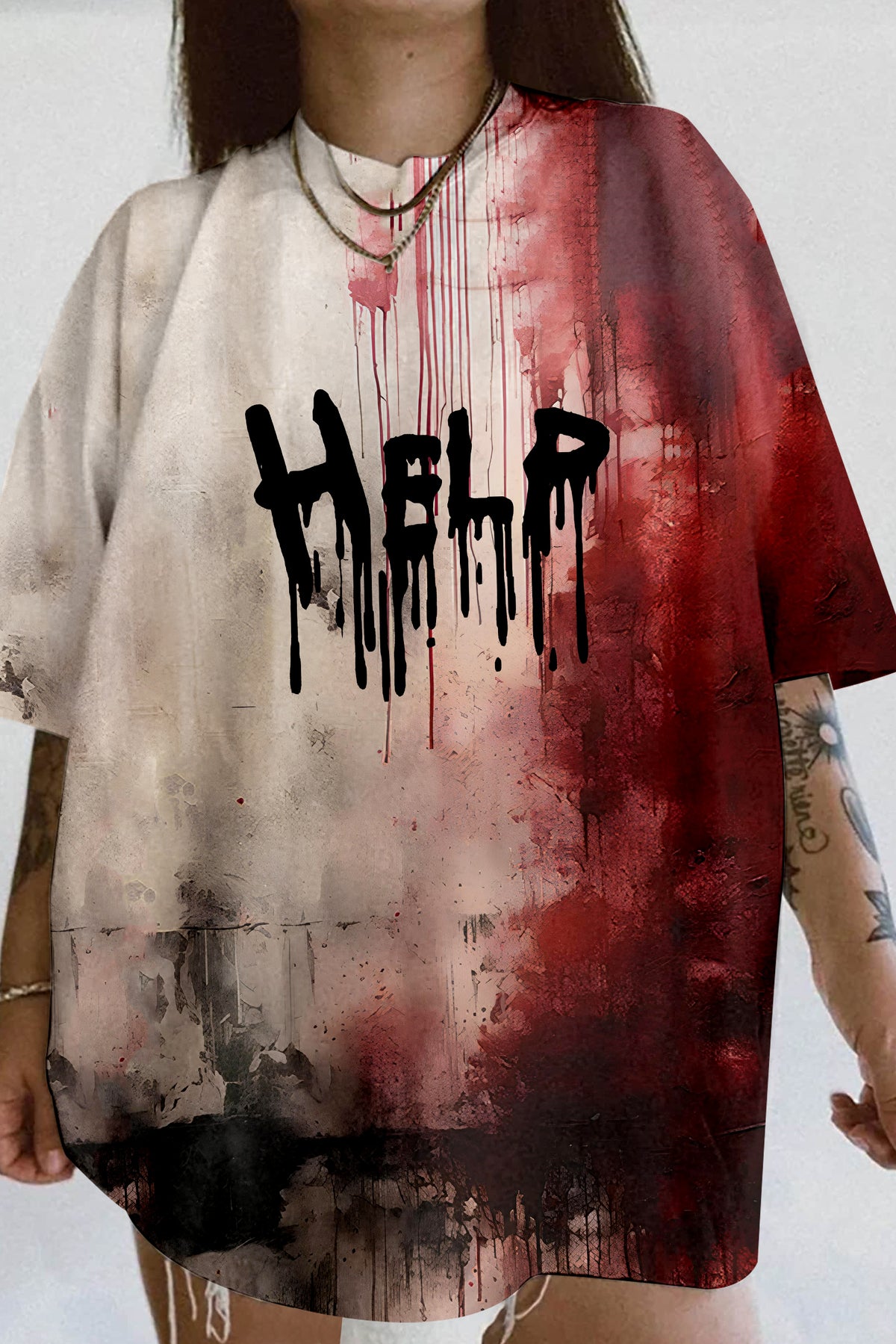 Bloody HELP Tee For Women