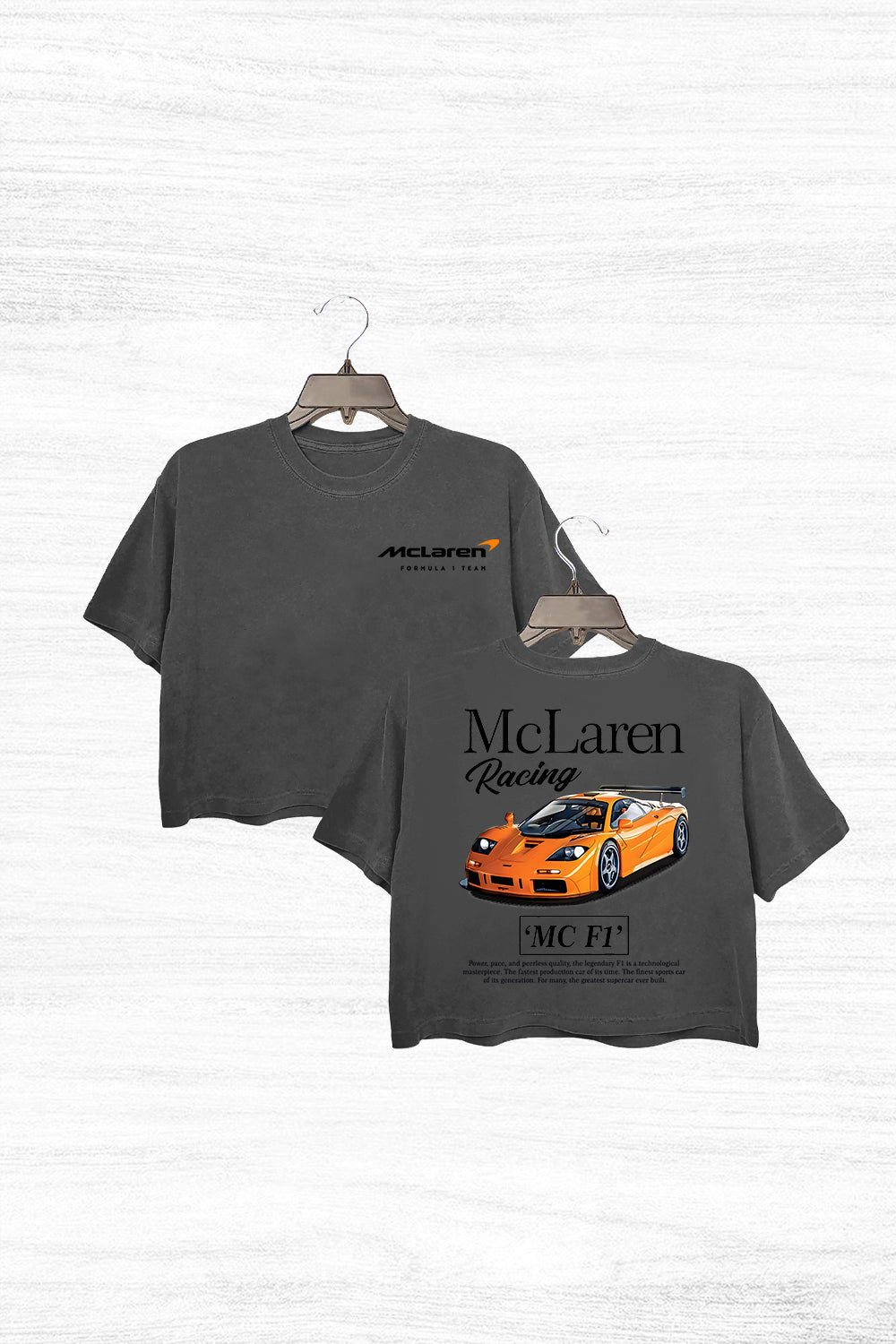 McLaren F1 Racing Crop Top For Women