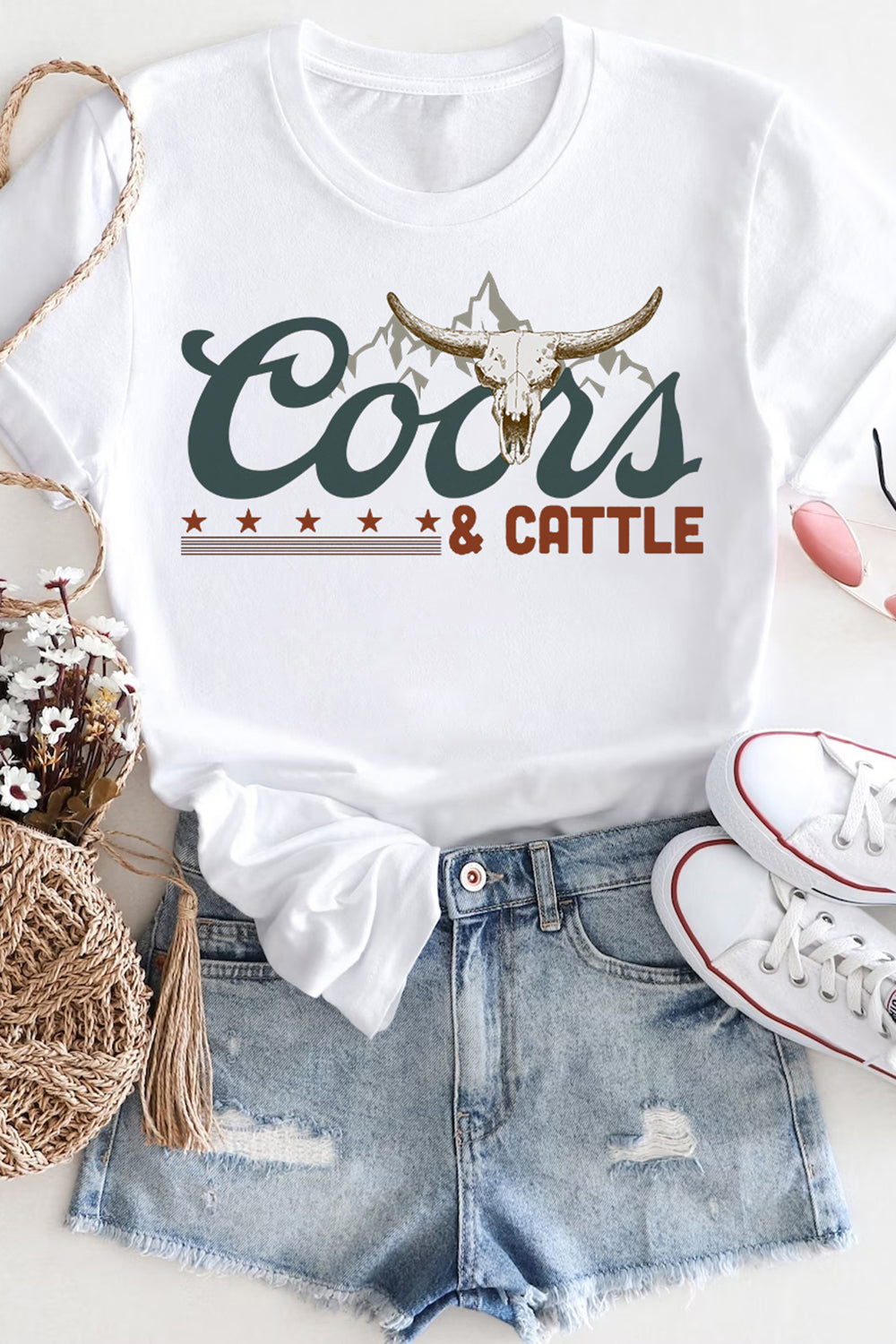 Coors & Cattle T-shirt For Women