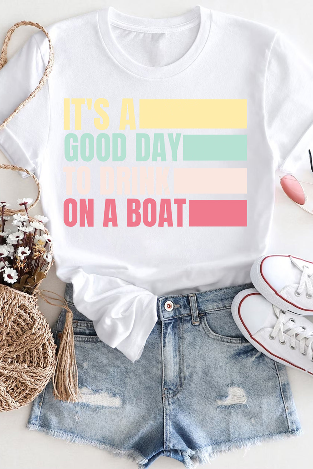 It's A Good Day To Drink On A Boat T-shirt For Women